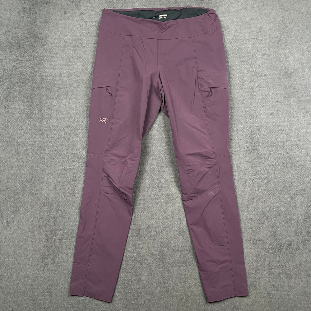 Arc'teryx Sabria Pant Womens 6 Purple Hiking Technical Lightweight Thigh Pockets
